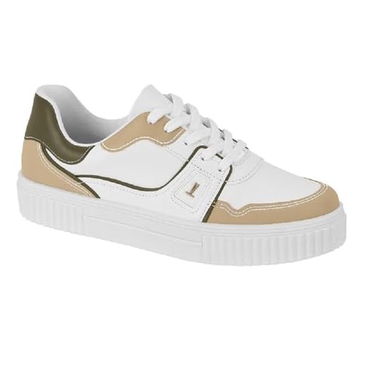 Tênis Vizzano Casual Flatform em Pelica Feminino