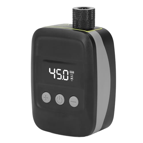 Inflador de Bomba de Aire de Ciclo Inteligente Inflador de Aire Eléctrico con Manómetro Digital Inalámbrico para Neumáticos de Bicicleta Motocicleta, Portátil para Ciclismo,