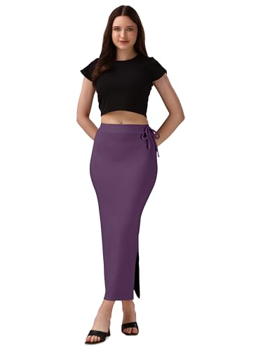 Image of Mehrang Microfiber Saree Shapewear Petticoat for Women, Cotton Blended Shape Wear Dress for Saree