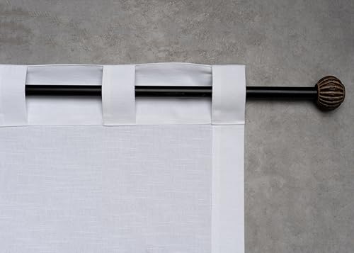 Image of Maison d' Hermine Curtains for Living Room 100% Cotton 84 inch Length One Panel Light Filtering Curtains for Window with Rod and Loop Pockets Gifts for Mothers Day (Summer Floral - Green, 50 inchW x 84 inchL)