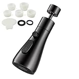 Aeratore Rubinetto Cucina 3 Modalità Doccino per Lavandino Pressurizzato e Antispruzzo Rot...