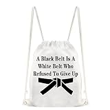 JYTAPP Martial Arts Drawstring Bags Tae Kwon Do Gifts Black Belt Karate Gifts Jiu Jitsu Gifts Taekwo
