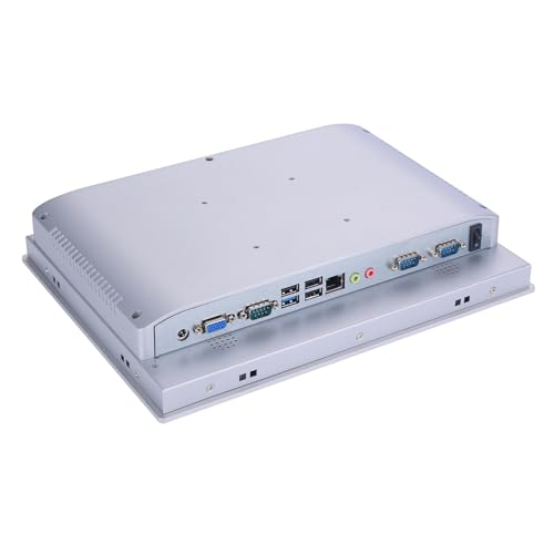 Image of 12.1 Inch TFT LED Industrial Panel PC, High Temperature 5-Wire Resistive Touch Screen, J1900, PW24, VGA, 4 x USB, LAN, 3 x COM, 8G RAM, 512G SSD