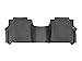 WeatherTech Custom Fit FloorLiners for Nissan Titan XD, Titan - 2nd Row (449082), Black