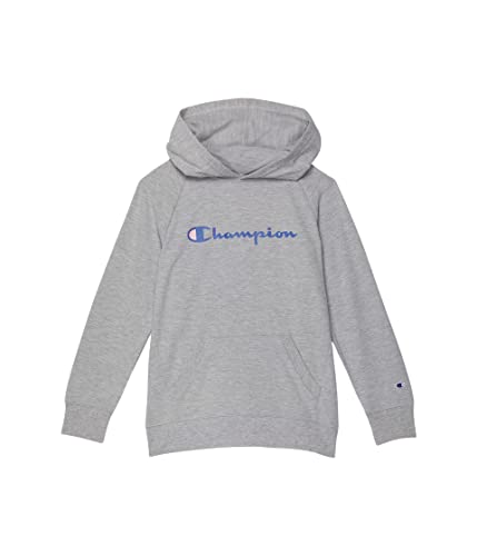 Champion Girl's Classic Script French Terry Hoodie (Big Kids)