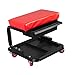 YZILXY Rolling Seat Mechaniker Hocker Reparaturwerkzeugablage Mit 4 Rädern Autoreparaturhocker Für Werkstatt, Auto, Auto, Garage, Krabbelsitz Bis Zu 220 Lbs
