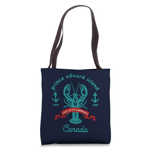 Bolsa Tote Souvenir de Canadá con Cangrejo