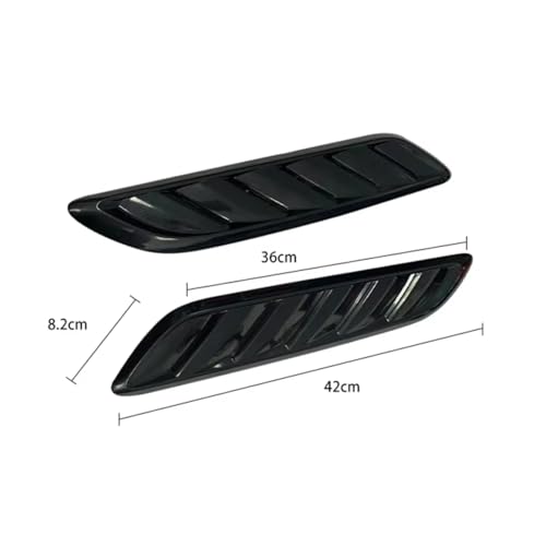 Grille de capot voiture aération décorative Fiat 500 carbone