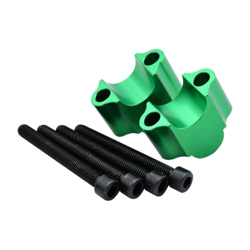 Abrazadera manillar moto 22mm verde contra la fatiga en Beta RR y Honda CB