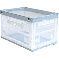 Amazon｜リス(RISU) 折りたたみコンテナー 三面扉 50L ベージュ