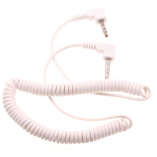 Cable Auxiliar 3.5mm para Auto y Multimedia Blanco