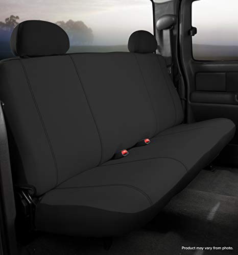 Fia Sp82-59 Black Custom Fit Rear Seat Cover Bench Seat - Polyester, (Black) #TOP1