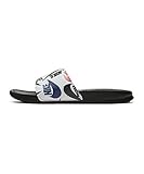 Nike Benassi JDI Print, Zapatillas de Gimnasio Hombre, Negro/Blanco/Multicolor, 38.5 EU