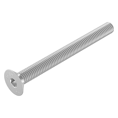 SECCARO countersunk screw M6 x 65 mm, stainless steel V2A VA A2, DIN 7991 / ISO 10642, hexagon socket, 20 pieces Cover