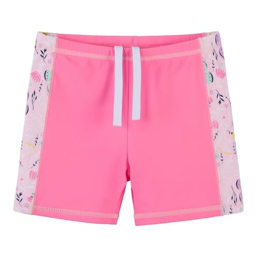 Image of Girls Two Piece Swimsuit Floral UPF 50+ Rash Guard Set Kids Beach Swimwear