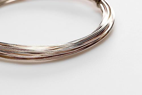 WIRE 18ゲージ 925スターリングシルバー ワイヤー(正方形) ハーフハード 【段階】 米国製 1フィート