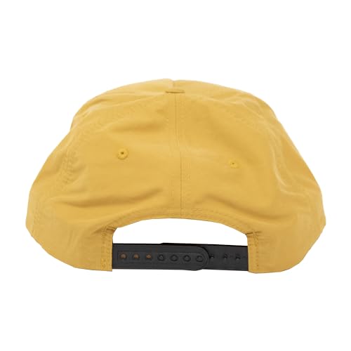 Image of WHISKEY BENT HAT CO. Western Sunset Landscape Adjustable Snapback Hat UPF 50+, Water Resistant, Roped Snapback Cap, Baseball Cap for Men (US, Alpha, One Size, Burnt Yellow)