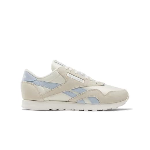 Reebok Tênis feminino Cl Nylon Mh Fashion, Osso/azul claro/giz, 35