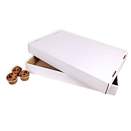 Pack 250 Cajas para envíos 568x367x070mm. Caja de cartón Kraft Color Blanco. Caja telescópica en dos partes Fondo + Tapa.