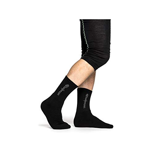 Calcetines térmicos Woolpower 400 Socks, unisex, negro