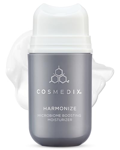 COSMEDIX Harmonize Microbiome Boosting Moisturizer - Ultra-Light Prebiotic Facial Skin Care Products for Softer, Smoother & Vibrant-Looking Skin - Face Lotion for All Skin Types