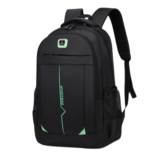 TOKSHOP Mochila Executiva Masculina Feminina para Notebook de até 15,6 Polegadas 21 Litros Reforçada Impermeável e Resistente Ideal para Viagem Escola Acampamento (Verde)