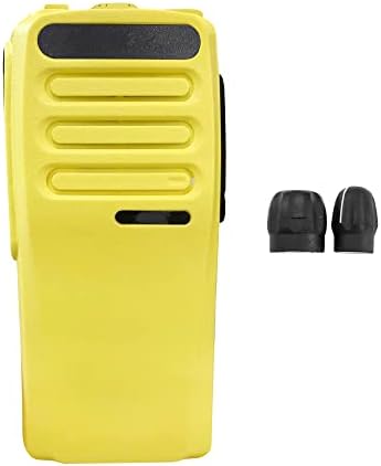 Yellow 16 Channel Aftermarket Housing Case for CP200D Radio with Buttons Channel PTT Button Stickers image 5