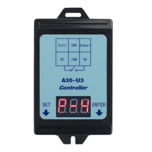 Monitor de voltaje DC 6-80V para solucionar sobrecargas usando interruptor de relé digital 2