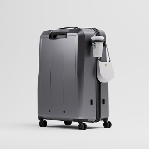 Image of Check-in Large (75cm) Trolley Bag, Combination Lock, Cup Holder, 8 Smooth Wheels, ABS Hooks, Polycarbonate Hard-Shell (Check-in Large, Alloy)