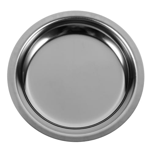 Mobestech Tea Bag Holder Stainless Steel Round Saucer for Tea Bags Elegant for Table for Home Tearoom and Restaurants