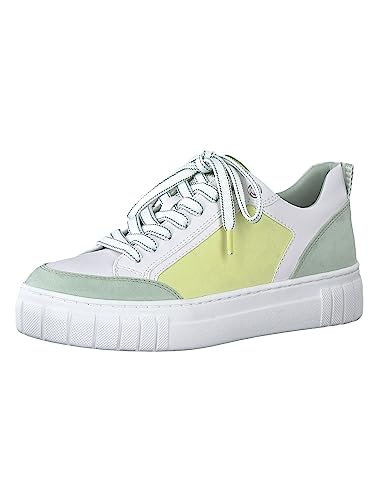 MARCO TOZZI Damen Sneaker, flacher Absatz, Wechselfußbett, weiches FEEL ME Fußbett, ideal für Business und Freizeit
