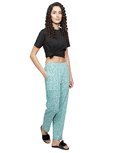 Image of B STORIES Women's Pyjama Pants - Relaxed Fit Nightwear Bottoms | Soft Pyjamas with Pockets | Breathable & Comfortable Sleepwear for Women (S-2XL)