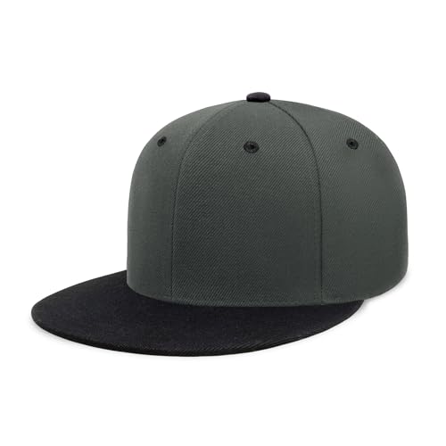 Image of ChoKoLids Flat Visor Snapback Hat Blank Cap Baseball Cap