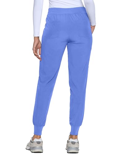 Image of COZYFIT Womens Scrub Pants - Soft Stretch Yoga Style with 5 Pockets, Slim Fit Jogger Scrubs Pants for Women