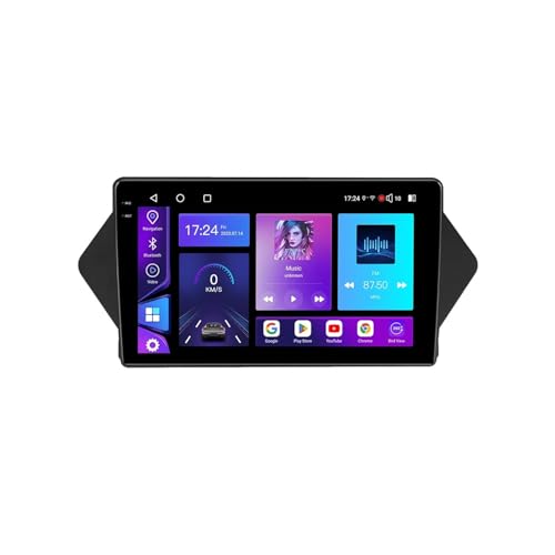 Radio Coche Bluetooth 2 DIN para Viajar con GPS en Captiva 2012-2017