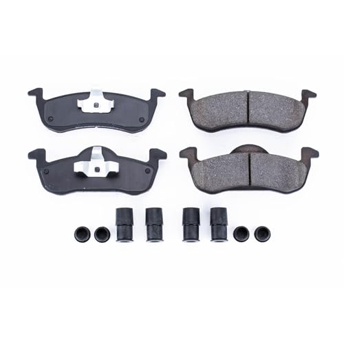 Image of PowerStop Rear Brake Pads for Ford Expedition 2007-17 |Lincoln MKT 2013-19 |Navigator 2007-17 - Z17 Ceramic Brake Pads with Installation Hardware, 17-1279