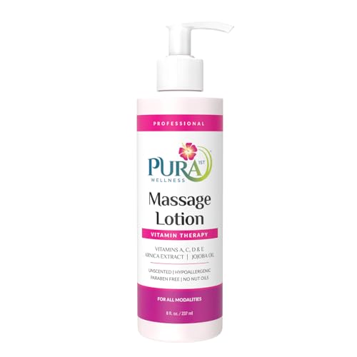 PURA 1st PURA Vitamin Therapy Massage Lotion, Massage Lotion Therapy Professional Deep Tissue Therapy, Pura Wellness Vitamin Therapy Lotion Unscented Lotion for Physical Therapy and Recovery, 8 oz