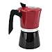 Dzbanek do kawy, niezawodny łatwy w użyciu ekspres do kawy na kuchence do podróży(czerwony czarny, Nr 6 Garnek 300 ML)