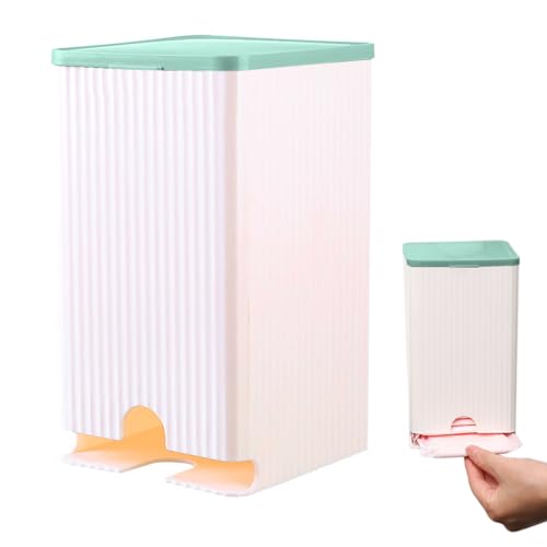 Image of HASTHIP Sanitary Pads Dispenser for 25-30 Pads Napkin Wall Storage Case Dustproof Waterproof Sanitary Pads Wall Holder Bathroom Sanitary Pads Bathroom Organizer, 11.5cmx11.5cmx19.5cm