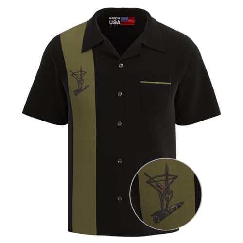 BeRetro Men's Cigar Camp Shirt 3XL ~ Santiago