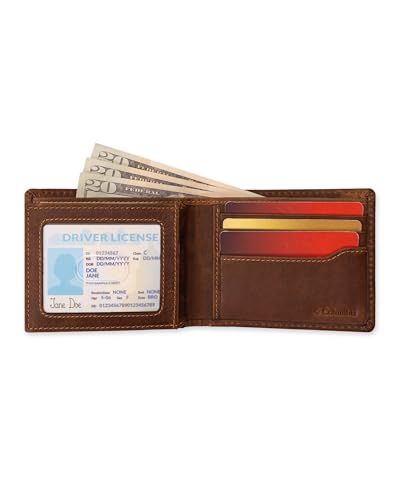 Columbia Men's RFID Slim Bifold Wallet With ID Window - Image 8