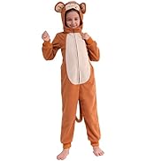 Wizland Kids Monkey Onesie Animal Costume for Kids One Piece Monkey Costume Unisex Kids Onesie Ou...