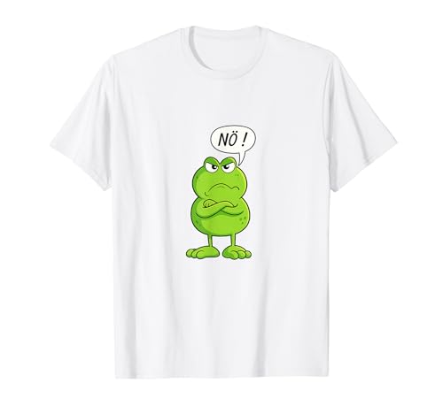 Funny Frog Says No with Crossed Arms �R�~�b�N T�V���c