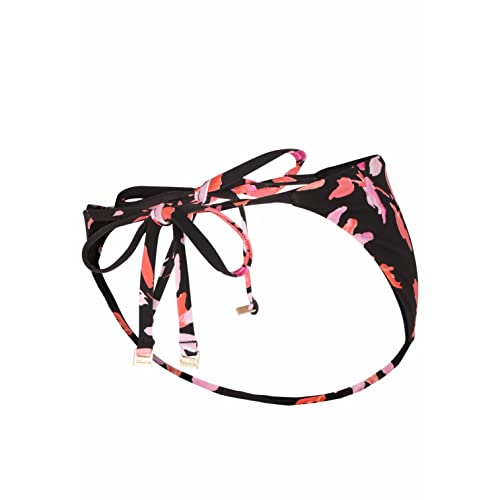 Bas de bikini imprimé fleuri rose Alsamai stretch et confortable