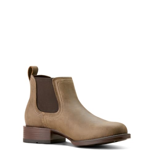 ARIAT Men's Booker Ultra Round Toe Western Boot, Brown Bomber, 134