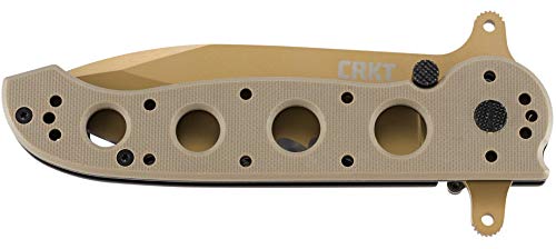 Image of CRKT M21-14DSFG Folding Knife with Liner Lock: 1.4116 Veff Serrations Blade, G10 Handle, Reversible Pocket Clip, M21-14DSFG