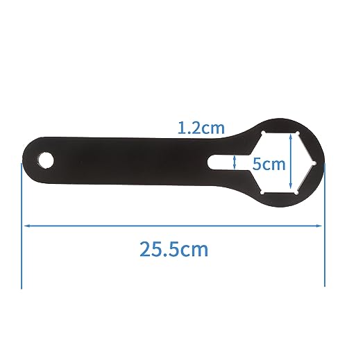 Image of MOTO4U Fork Cap Wrench Dual Chamber,6 Point Wrench,Motorcycle Fork Tool,Motorcycle Fork Wrench,Fork End Tool (Single / 50mm)