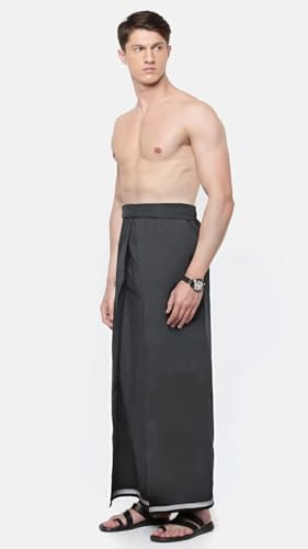 Image of pure cotton lungi for men