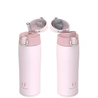 Super Sparrow Borraccia Termica, Acciaio Inox Bottiglia Termica - 500ml - Senza BPA Termos, Borracce Termiche Bambini - Include 2 Coperchi con Cannuccia e Coperchio Sportivo