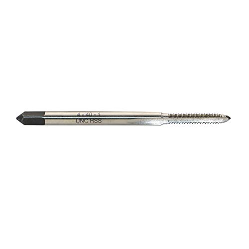 Linggan Machine Tap 4-40 Unc Thread Pitch 3 Flutes, High Speed Steel Thread Forming Pointed Tap, Right Hand, Uncoated (Bright) Finish thumb #2